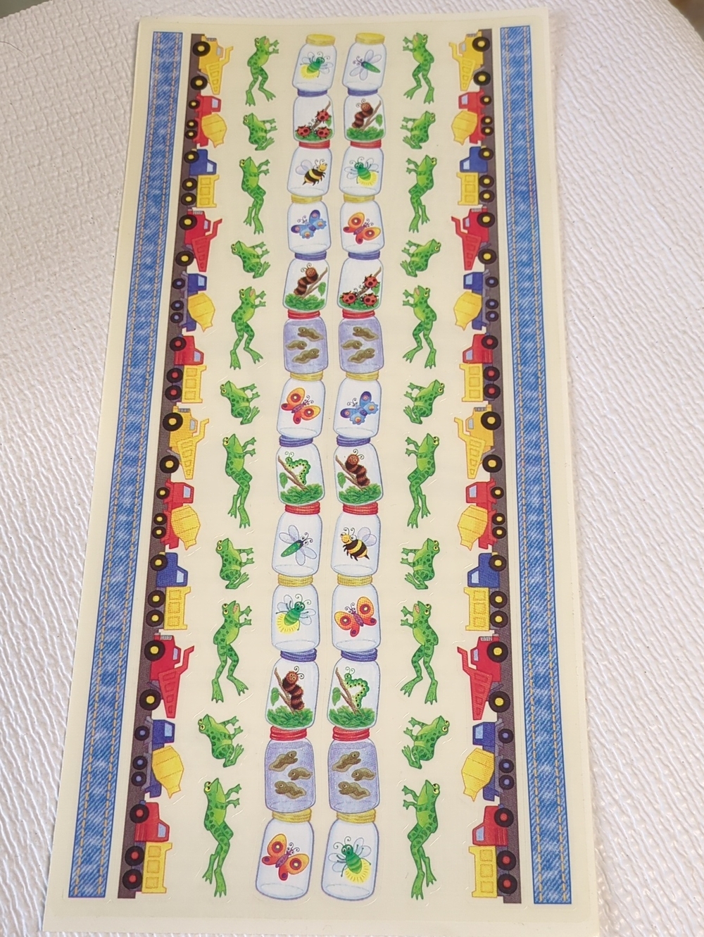 🏵️Vintage Sandylion Border Stickers Sheet - Jean, Frogs, Trucks, and Bugs